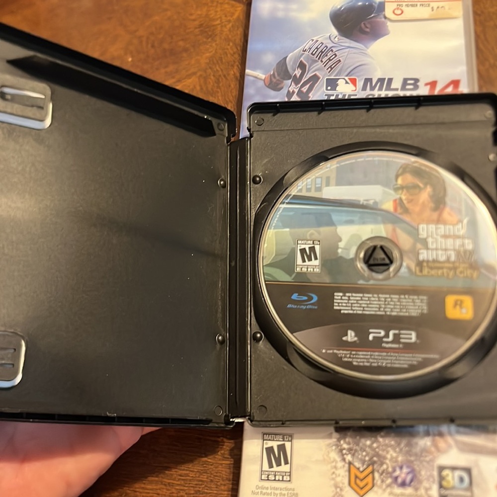 Lot 5 PlayStation 3 games MLB 14 Killzone 2 and 3 Grand Theft Auto Hitman - Picture 4 of 10